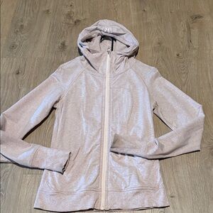 Lululemon Light Pink Hooded Zip-Up Jacket